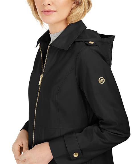 michael kors rain jacket gold|Michael Kors rain jacket women.